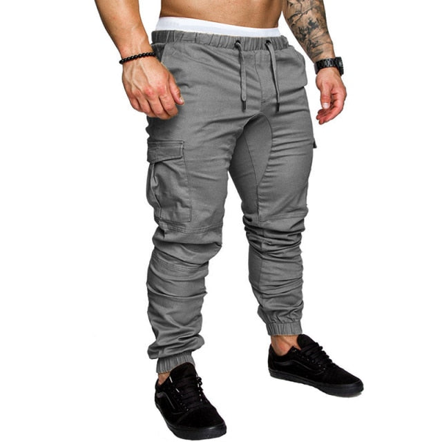 Fashion (black-K13)New Fashion Mens Cargo Casual Solid Colors Multi-pocket  Trousers Plus Size Joggers Sweatpants Multiple Styles Can Be Selected OM @  Best Price Online