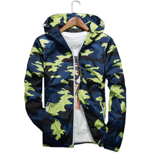 Brilliantly Camoflauged Men’s Windbreaker